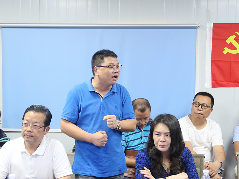 工信部華中科技大學領軍人才班走進海南金暢現代物流